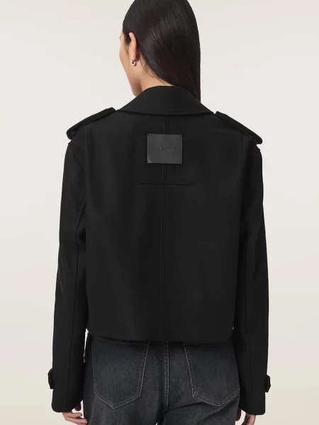 AllSaints коротка куртка з вовною LOWLA