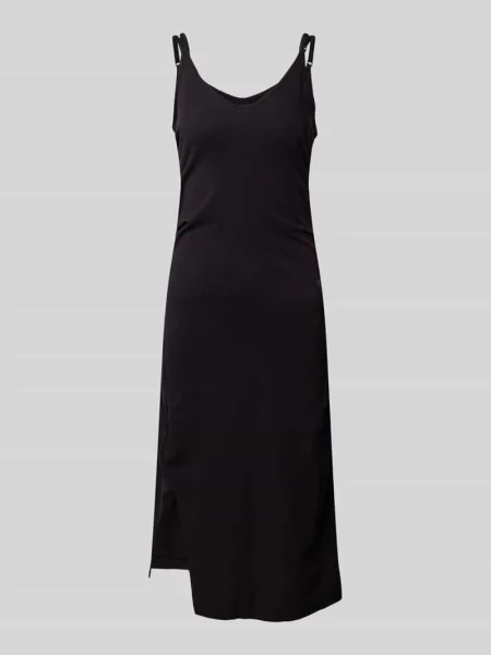 Sukienka o długości do kolan z naszywką z logo G-star Raw czarna