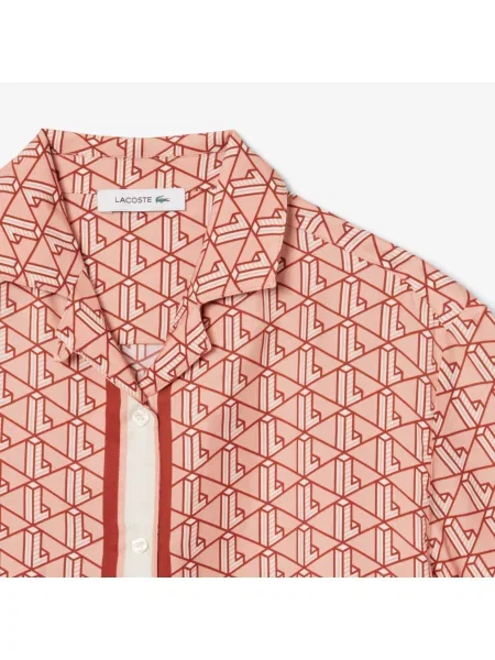 Рубашка Lacoste бежевая