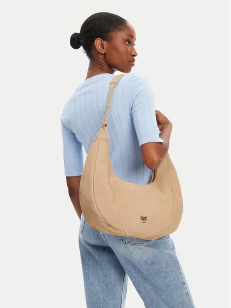 PINKO Geantă Slouchy Hobo Big PE 25 PLTT bej