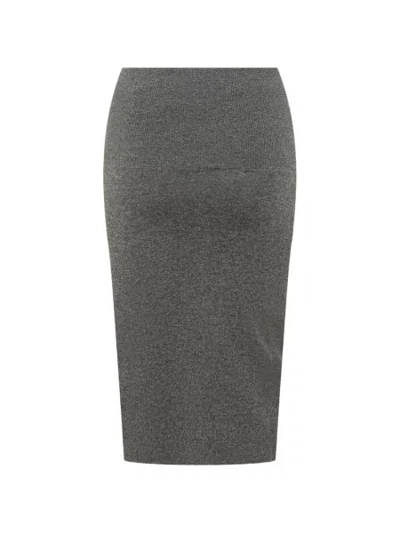 Fustă tip creion Stella Mccartney de lână gri