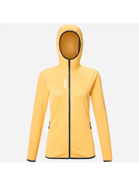 Bluza termiczna MILLET W Lokka Hoodie Iii granatowy żółta