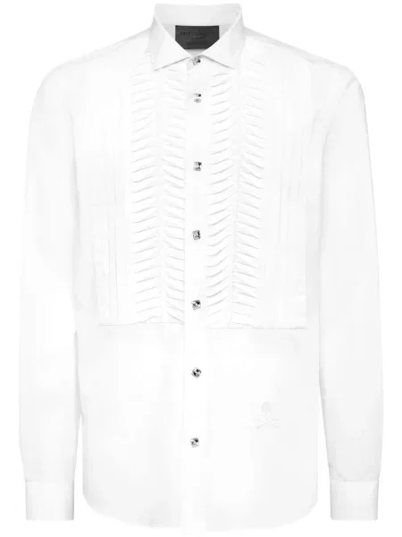 Дълго риза Philipp Plein бяло