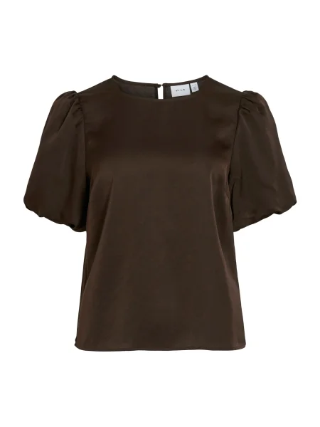 VILA Bluză VIEllette închis maro