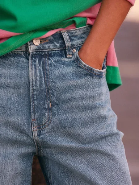 Next Jeans Authentic închis albastru