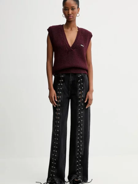 Rotate kamizelka z dodatkiem wełny ciepły czerwona