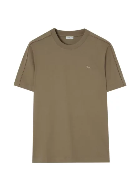 Tricou Burberry în carouri verde