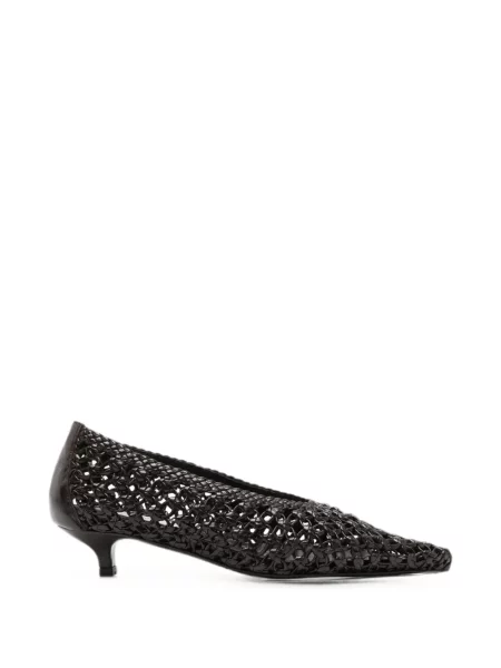 Pantofi cu toc Toteme din piele maro