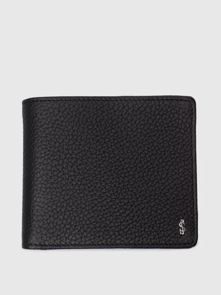 Кожаный кошелек Serapian черный