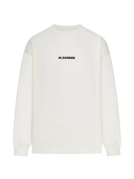 Hanorac Jil Sander cu imagine alb