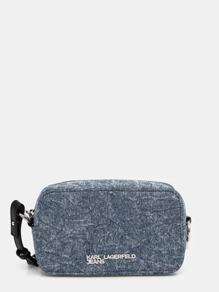 Karl Lagerfeld Jeans torebka jeansowa niebieska