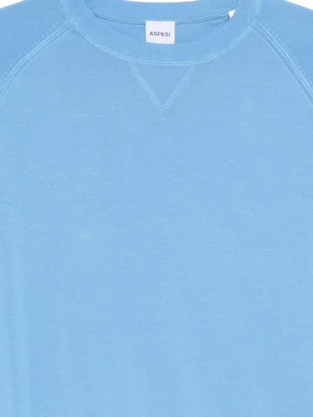 Hanorac crewneck Aspesi albastru