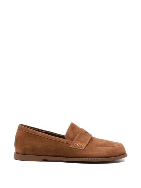 Pantofi loafer Sergio Moretti Firenze din piele de căprioară maro