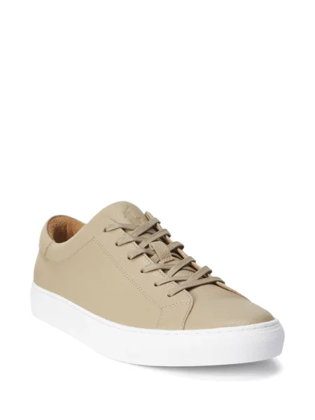 Matlasat sneakerși Polo Ralph Lauren cu autograf de catifea cord albastru