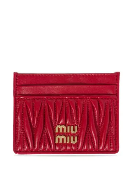 Pénztárca Miu Miu piros