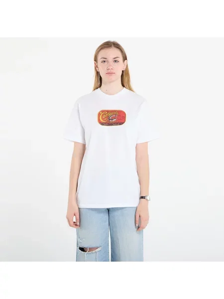 Μπλουζάκι Carhartt WIP SS Sardinas T-Shirt ανδρικό άσπρο λευκό
