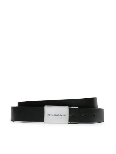 Emporio Armani Curea pentru Bărbați negru