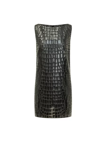 Mała sukienka mini Dsquared2 garniturowa mini czarna