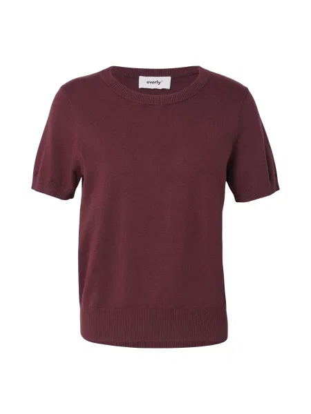 Everly® Tricou burgundy roșu