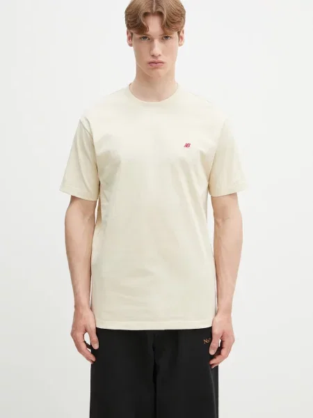 Majica New Balance Made In Usa Core T-Shirt SD za muškarce bez uzorka bež