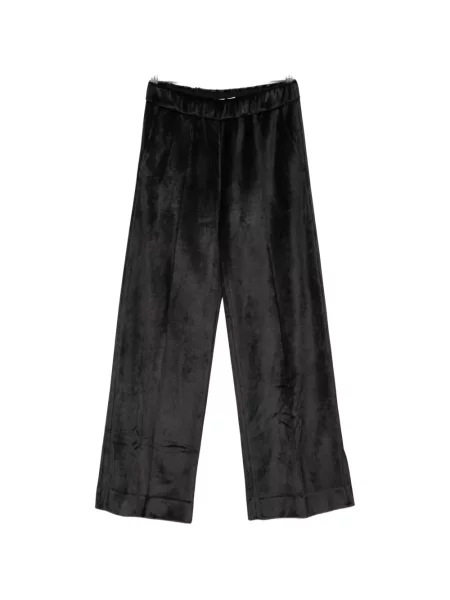 Pantaloni Jil Sander de catifea negru