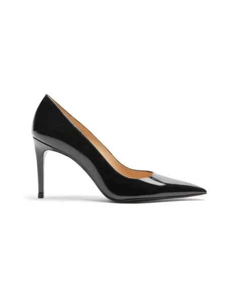 Czółenka Stuart Weitzman skórzana czarna