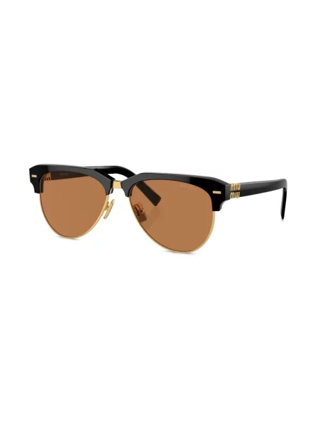 Saulės akiniai Miu Miu Eyewear juoda