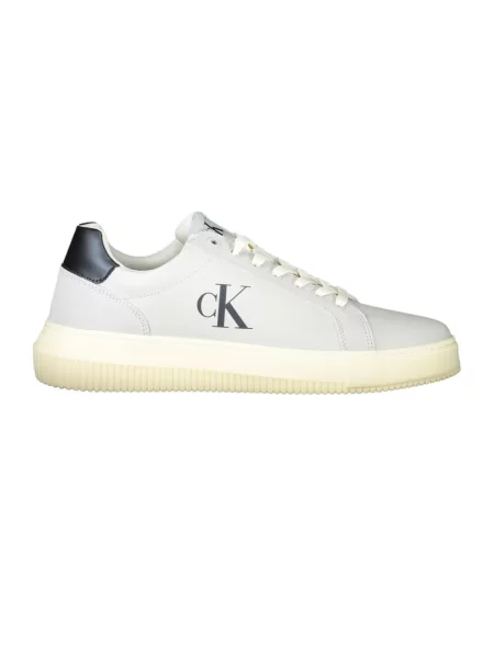 Trampki Calvin Klein casual skórzane chunky szare