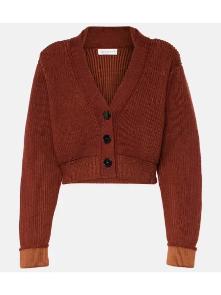 Cropp cardigan Victoria Beckham de lână roșu