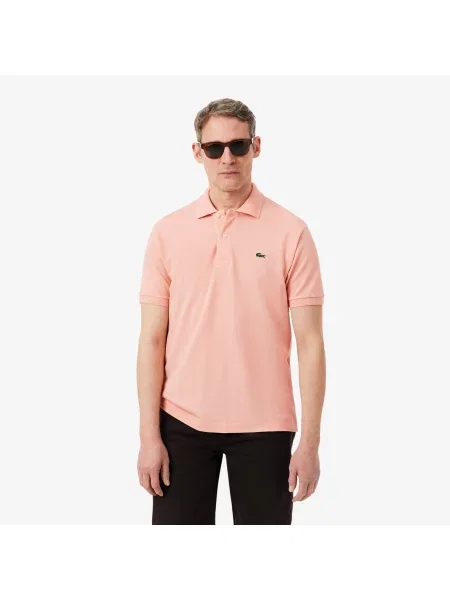 Lacoste Koszulka Polo Classic Fit różowa
