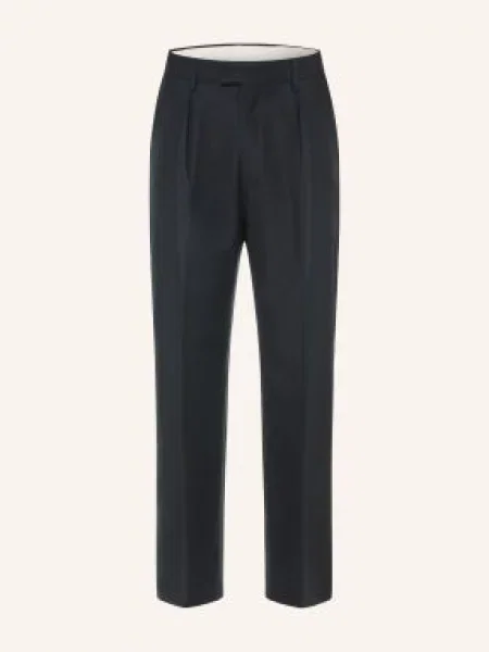 Sandro Spodnie O Kroju Regular Fit blau granatowe