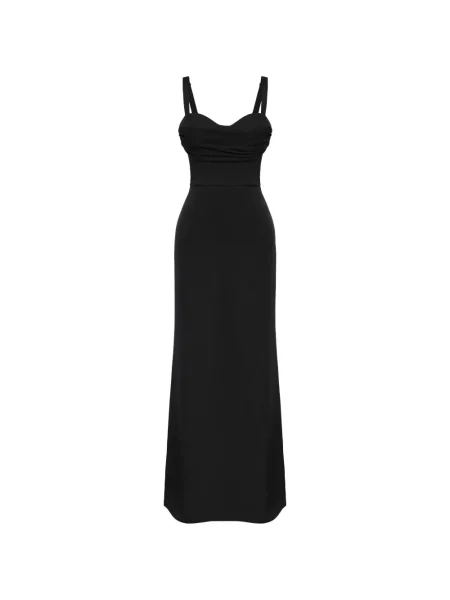Rochie maxi Post Meridiem de costum negru