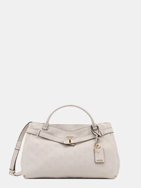 Guess geantă crossbody pentru femei cu imitație de piele ELLA bej