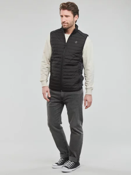 Galléros mellény Jack & Jones fekete