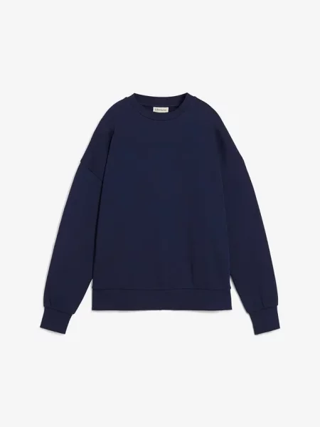 Bluza oversize z czystej bawełny organicznej niebieska
