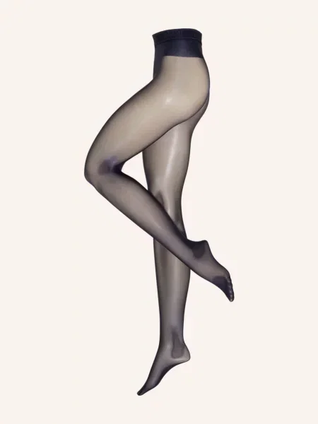 Wolford Rajstopy Neon blau czarne