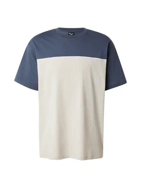 Iriedaily Majica Auf Deck pesek / golobje modra