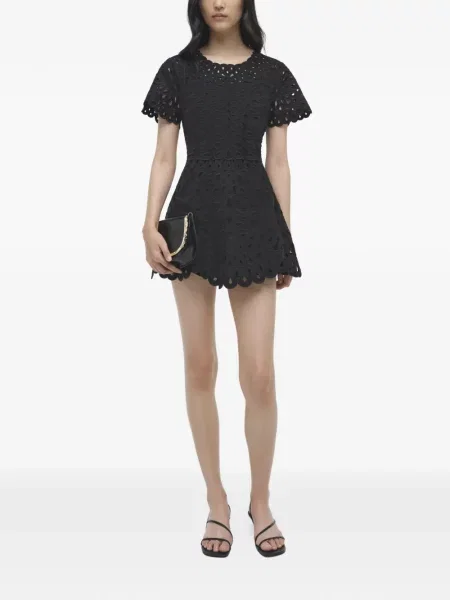 Krótka mała sukienka mini Simkhai garniturowa czarna