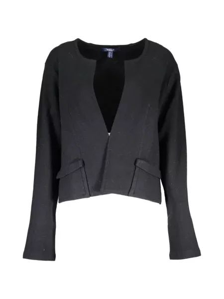 Cardigan Gant cu decolteu în V negru