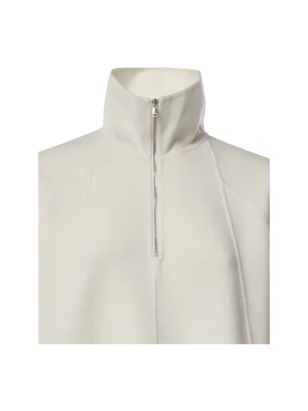 Bluza rozpinana Max Mara wełniana biała