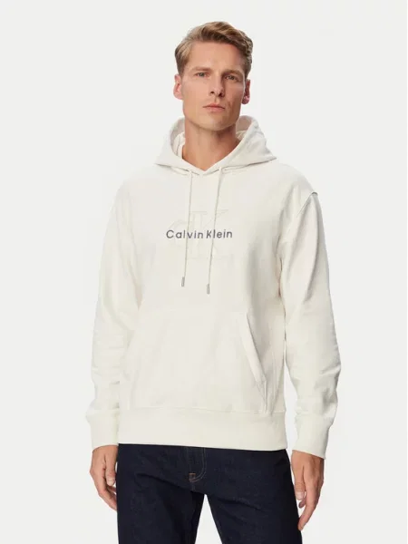Calvin Klein Jeans Суитшърт Кремав