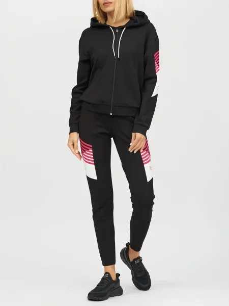 Спортивна кофта Ea7 Emporio Armani чорна