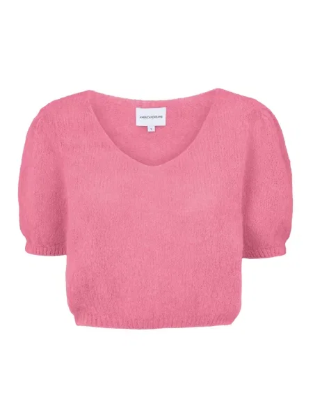 Sweter wełniany Americandreams wełniany różowy