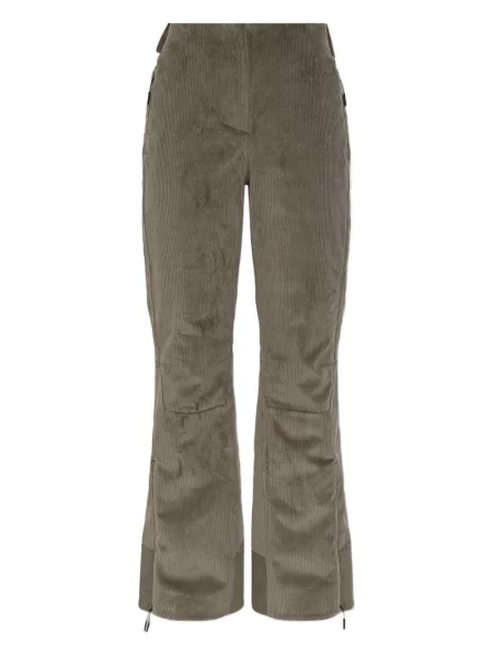 Jeździć na nartach spodnie dresowe Sease sztruksowe zielone