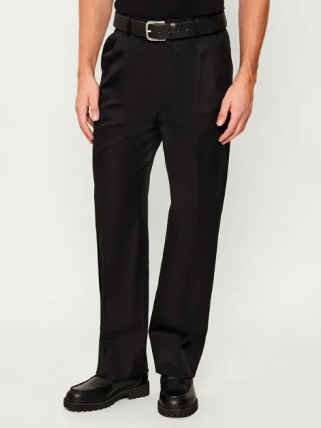 All Saints Pantaloni TALLIS | Straight fit cu adaos de lână negru