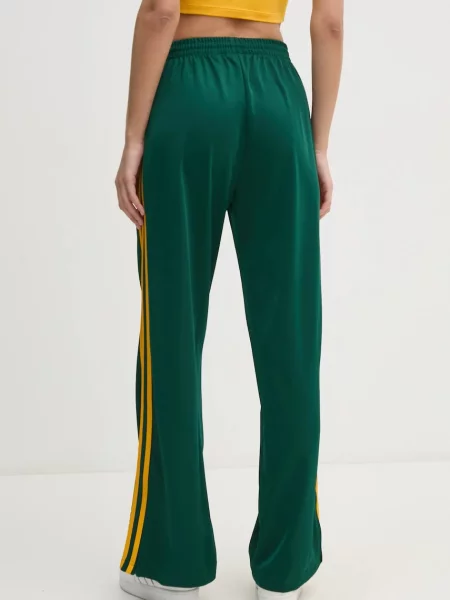 Adidas Originals pantaloni de trening Firebird cu imprimeu verde