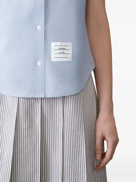 Cămașă Thom Browne scurtă albastru