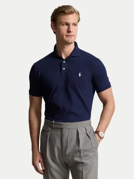 Polo Ralph Lauren Tricou polo Bleumarin Custom albastru