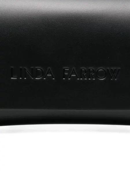 Ochelari de soare Linda Farrow din piele negru