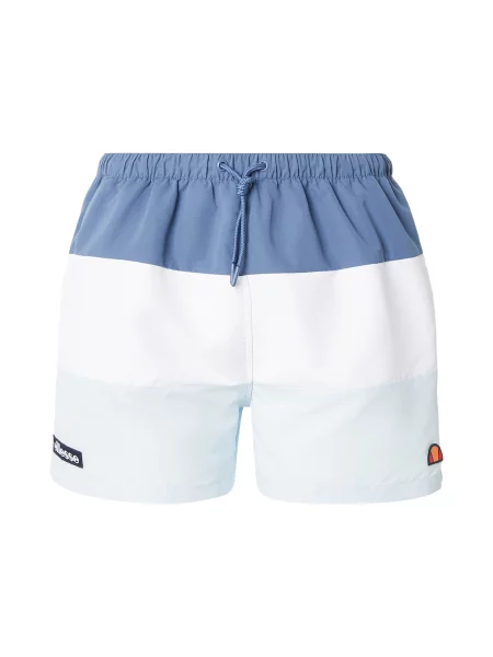 ELLESSE Kratke kopalne hlače Cielo mornarska / safir / pastelno modra bela